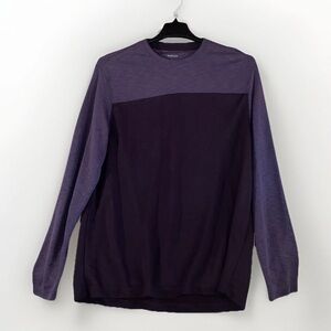 Van Heusen Black and Gray Long Sleeve Tee